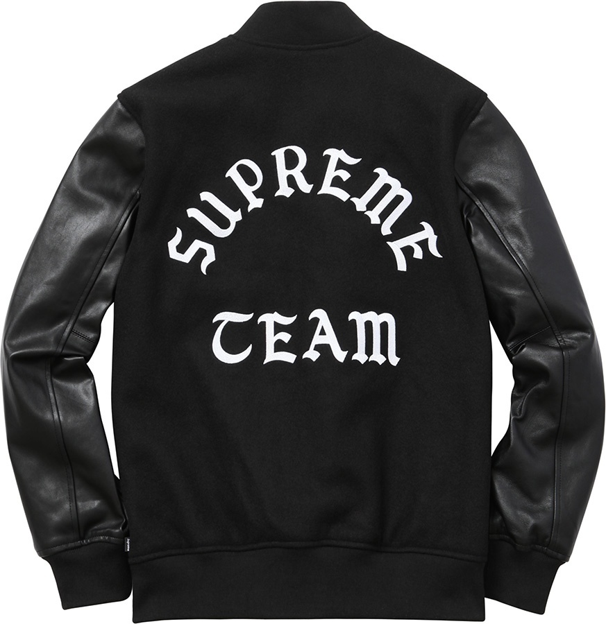 Wool Varsity Crew Jacket view 5